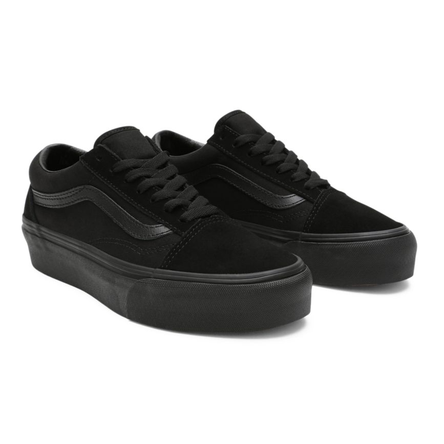 Vans Platform Old Skool Dam Svarta - Vans Platåskor Online (WJAGQ5839)